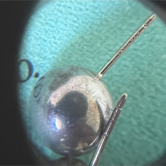 Tiffany & Co • Sterling Silver Classic HardWear Round Stud Earrings Patina 5gram - Picture 10 of 12